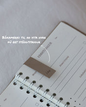 Ég um mig dagbók - espresso brún