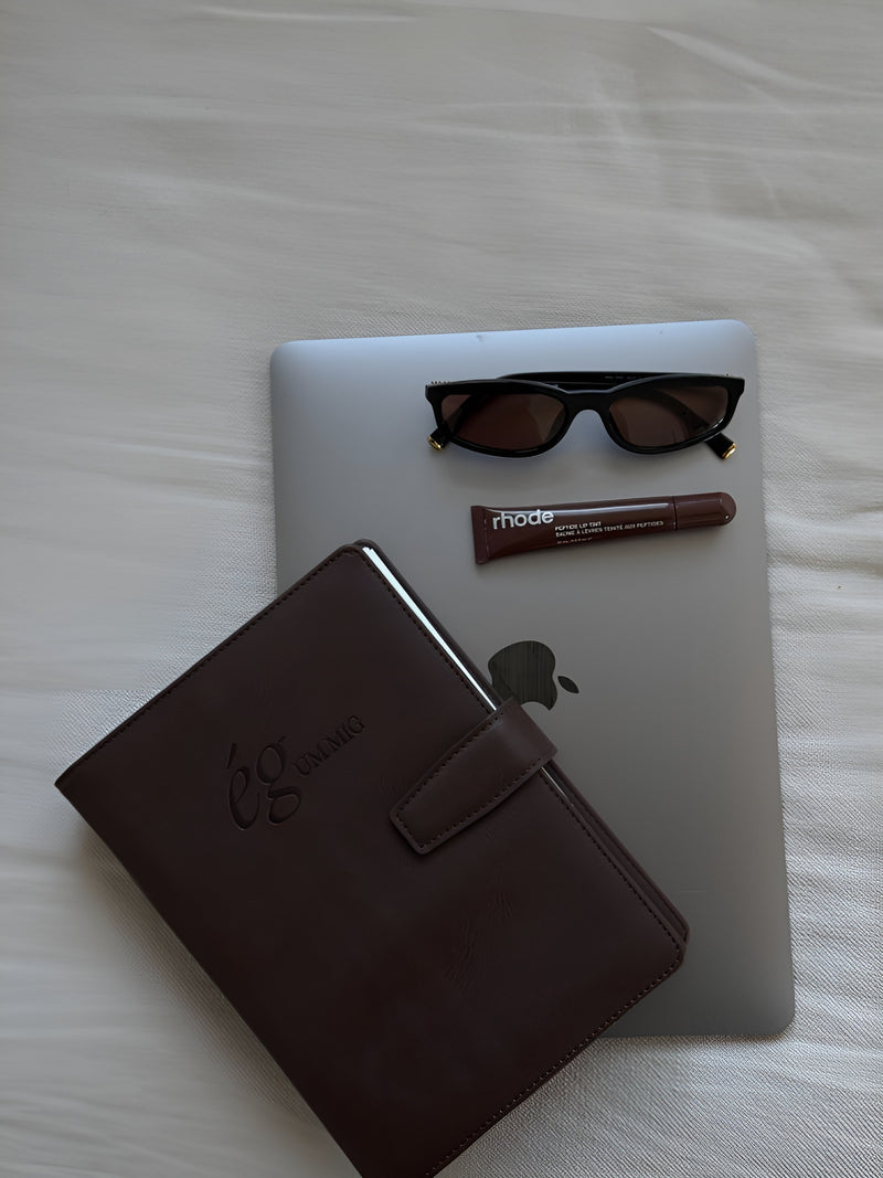 Ég um mig dagbók - espresso brún